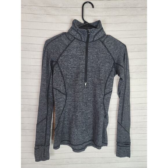 Lululemon Runderful 1/2 Zip in Mini Check Pique, sz 4 - Picture 1 of 14